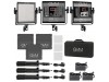 Paket Studio GVM 560AS Bi-Color 3 LED Panel Kit